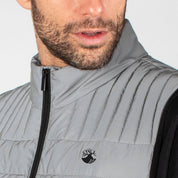 Chaleco Acolchado para Hombre con Cierre, Bolsillos y Detalles Reflectantes | Greenlander - Greenlander