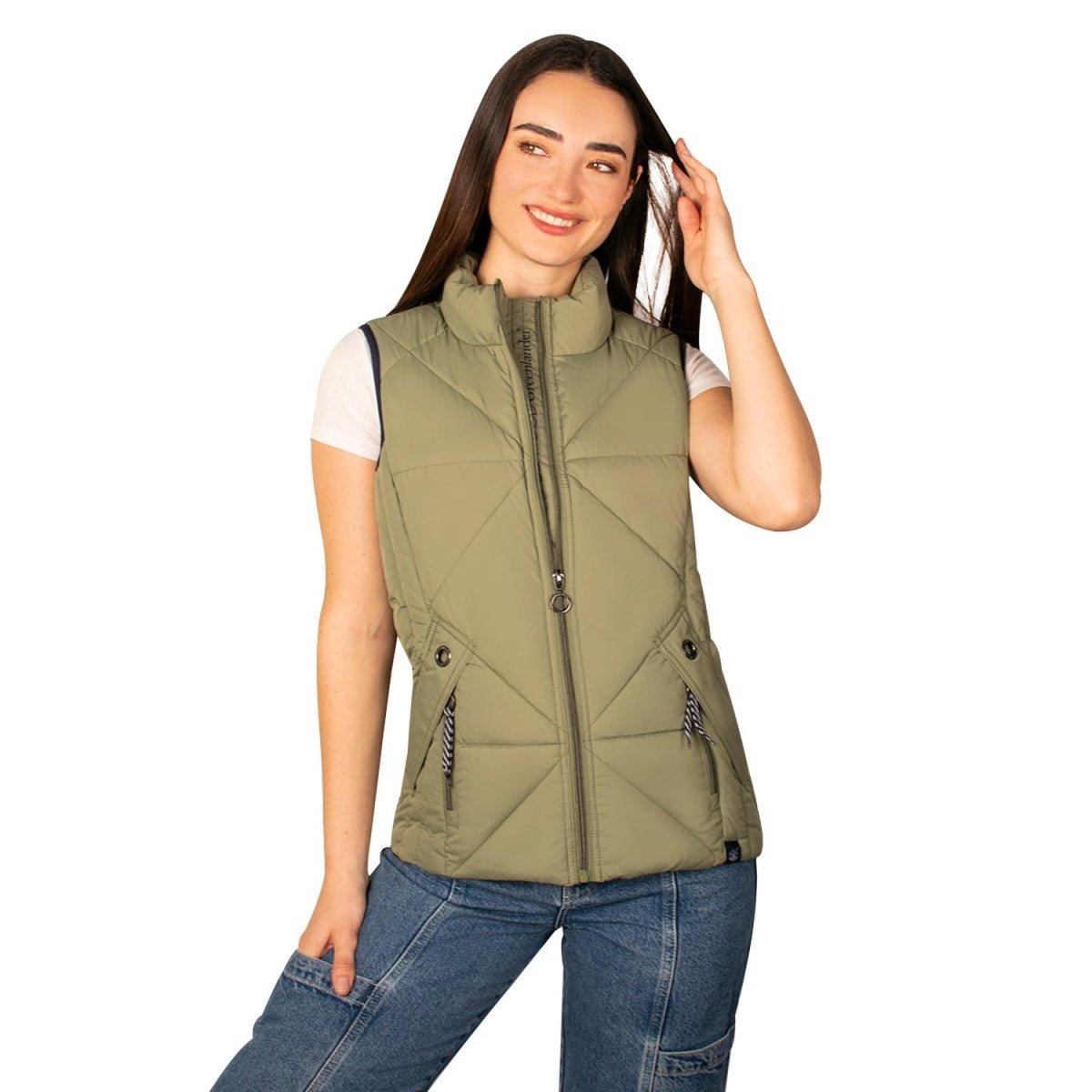 Chaleco Capitonado Con Bie Greenlander Mujer - Greenlander