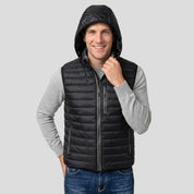 Chaleco capitonado de pluma con bolsillos para hombre Greenlander - Greenlander
