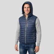 Chaleco capitonado de pluma con bolsillos para hombre Greenlander - Greenlander