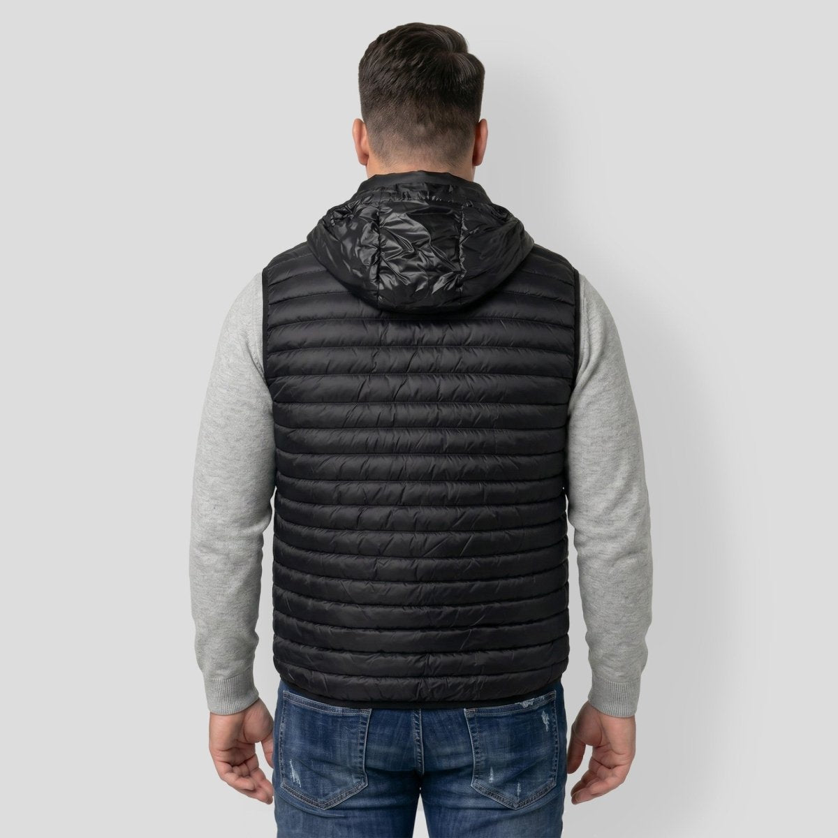 Chaleco Capitonado de Pluma para Hombre Plus Size | Greenlander - Greenlander