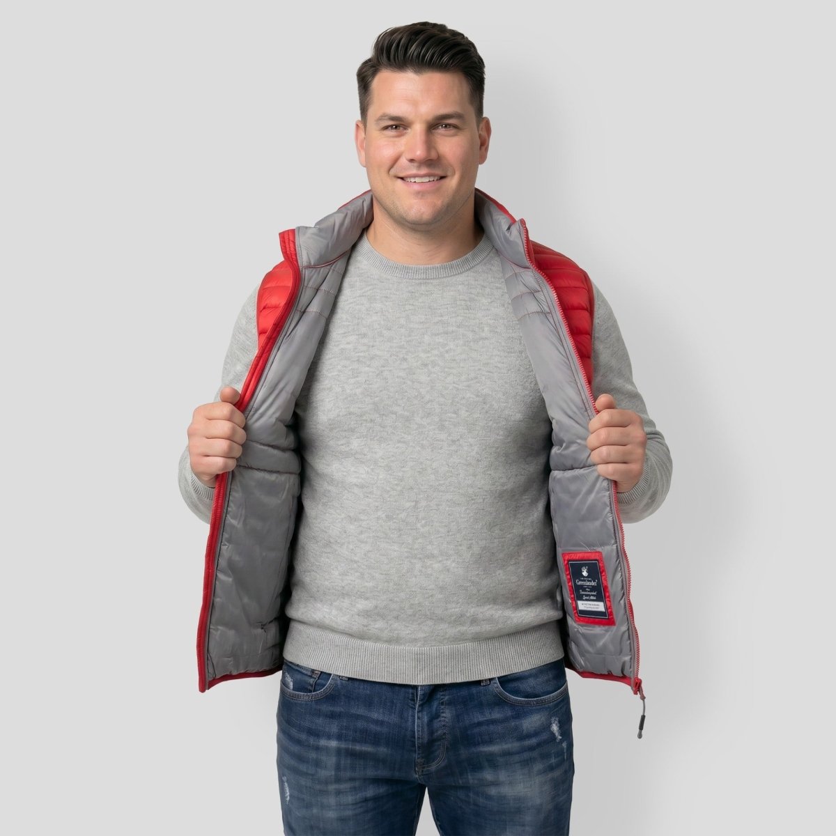Chaleco Capitonado de Pluma para Hombre Plus Size | Greenlander - Greenlander