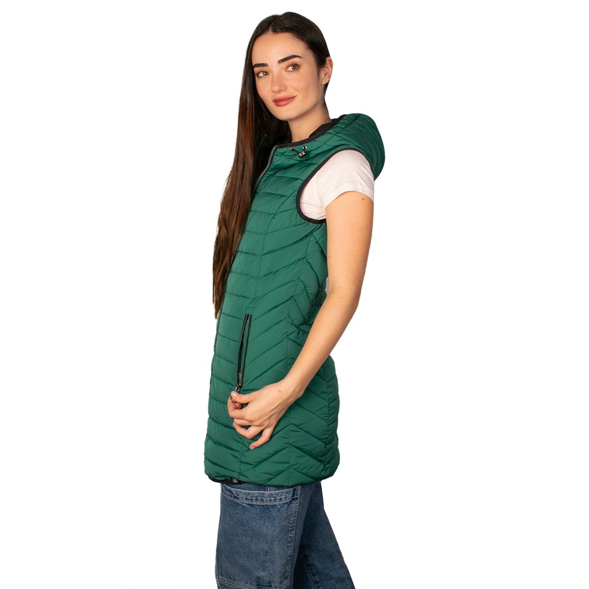 Chaleco Capitonado Doble Vista para Mujer - The Original Greenlander