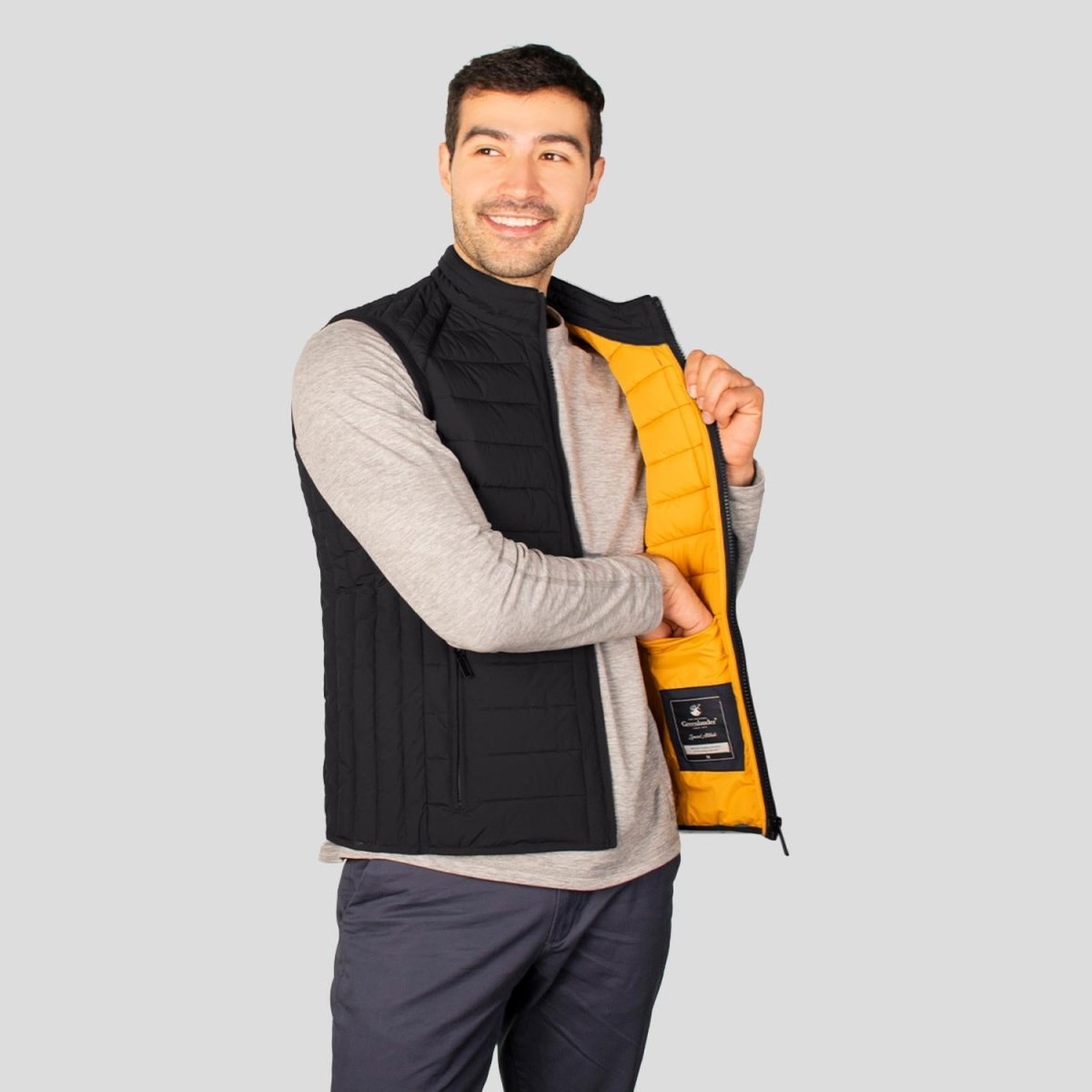 Chaleco capitonado para hombre con bolsillos Greenlander - Greenlander