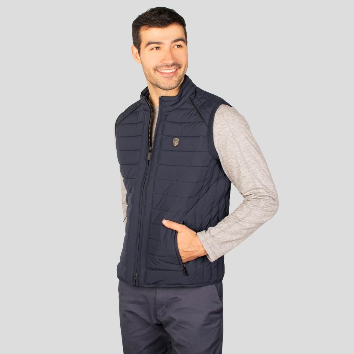 Chaleco capitonado para hombre con bolsillos Greenlander - Greenlander