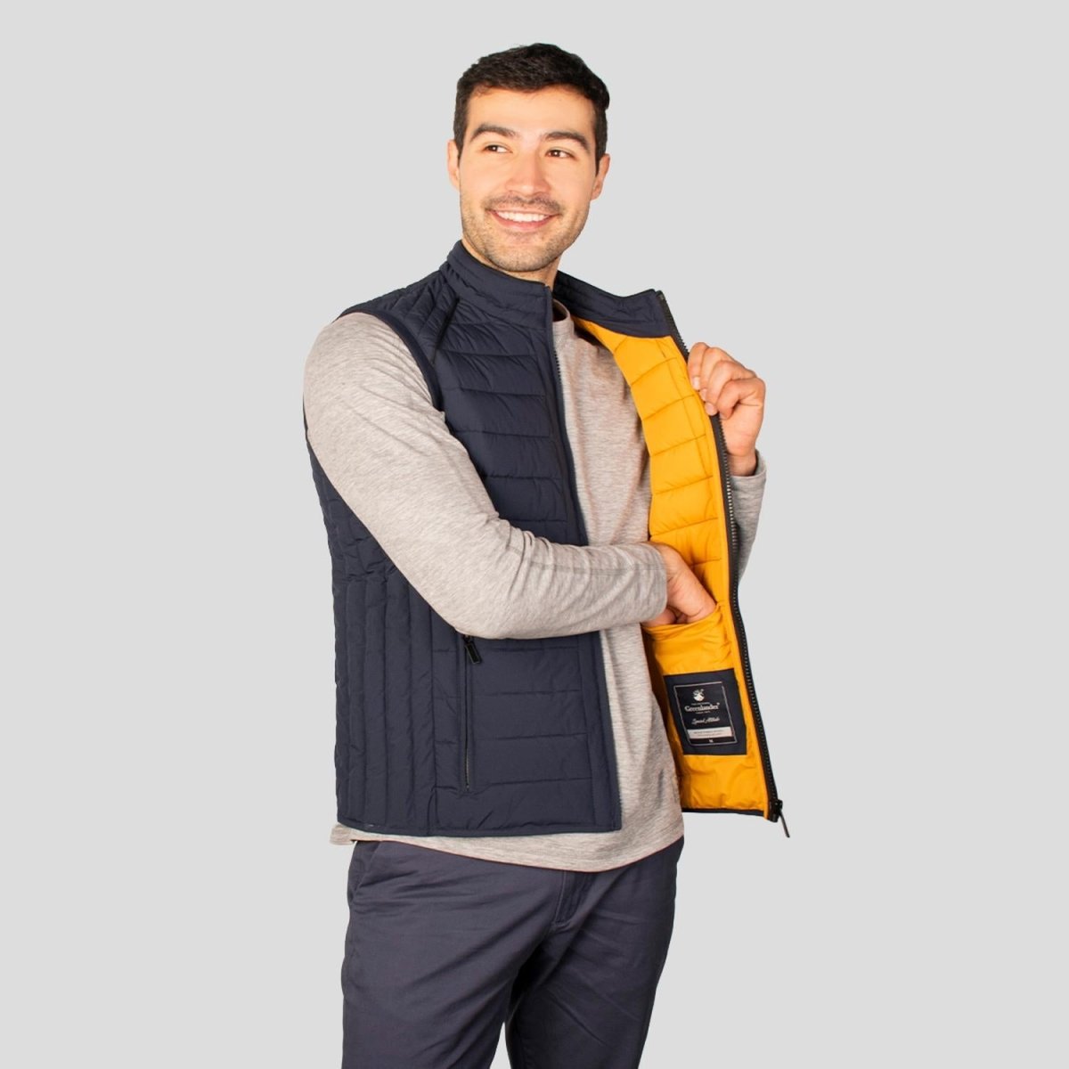 Chaleco capitonado para hombre con bolsillos Greenlander - Greenlander