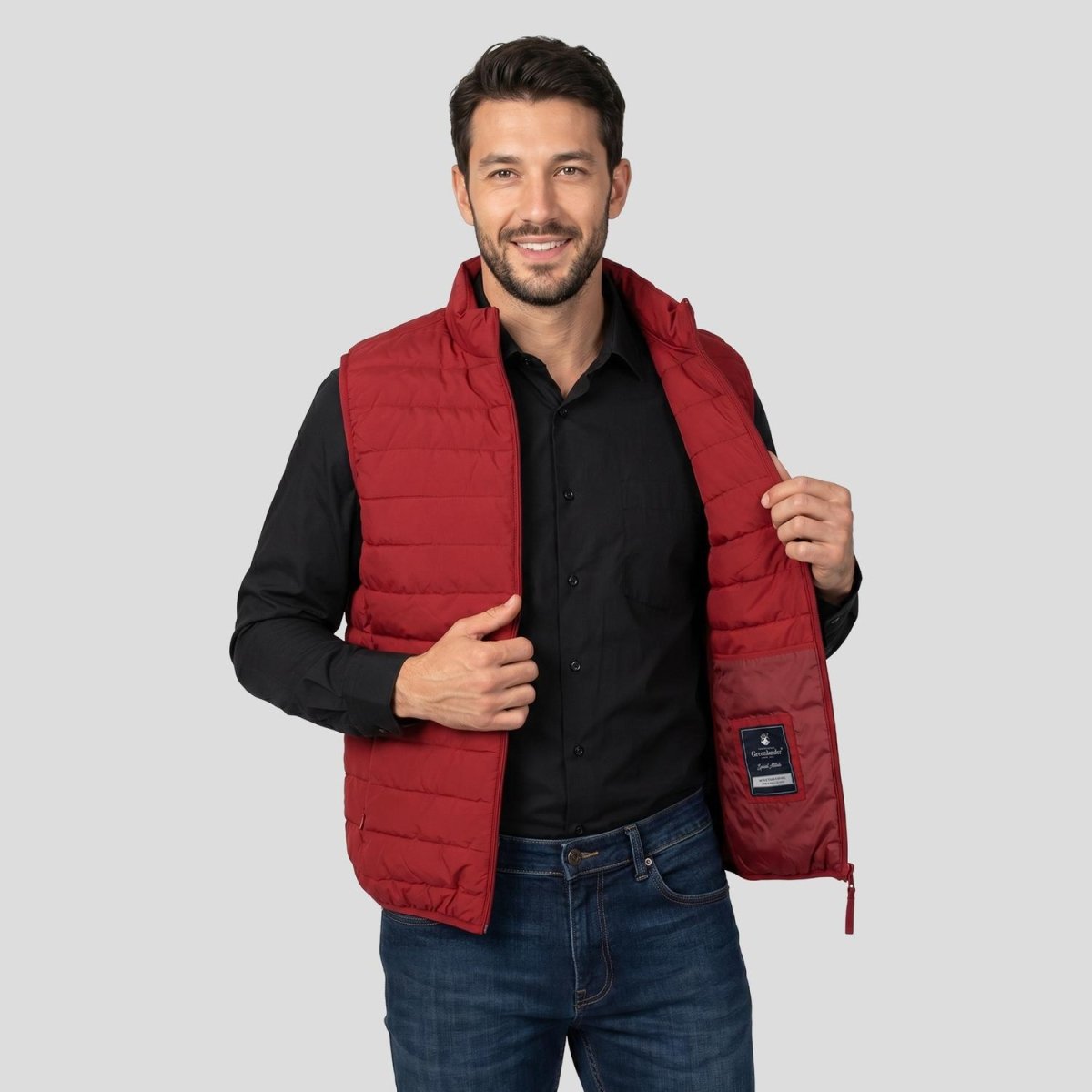 Chaleco capitonado para hombre con bolsillos ocultos Greenlander - Greenlander