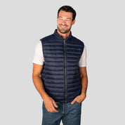 Chaleco capitonado para hombre con bolsillos y empacable Greenlander - Greenlander