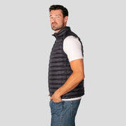 Chaleco capitonado para hombre con bolsillos y empacable Greenlander - Greenlander