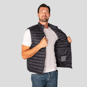 Chaleco capitonado para hombre con bolsillos y empacable Greenlander - Greenlander