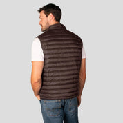 Chaleco capitonado para hombre con bolsillos y empacable Greenlander - Greenlander