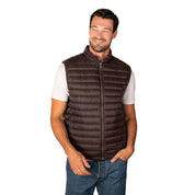 Chaleco capitonado para hombre con bolsillos y empacable Greenlander - Greenlander