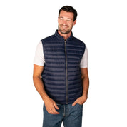 Chaleco capitonado para hombre con bolsillos y empacable Greenlander - Greenlander