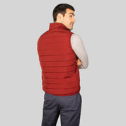 Chaleco capitonado para hombre con cuello alto y bolsillos Greenlander - Greenlander