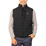 Chaleco capitonado para hombre con cuello alto y bolsillos Greenlander - Greenlander