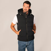 Chaleco capitonado para hombre con gorro desmontable Greenlander - Greenlander