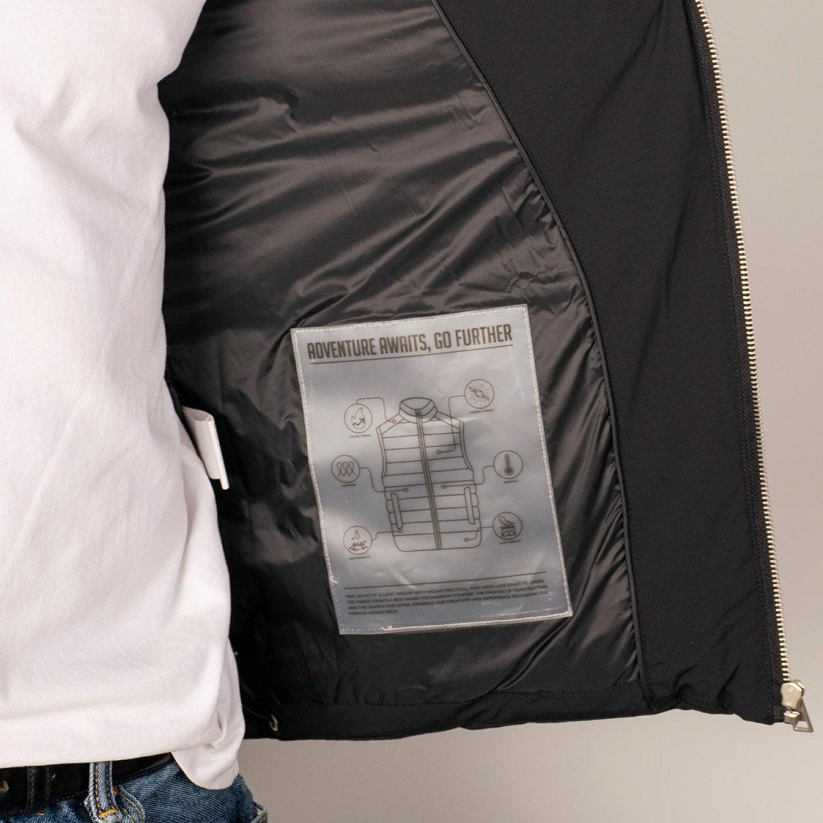 Chaleco capitonado para hombre con gorro desmontable Greenlander - Greenlander