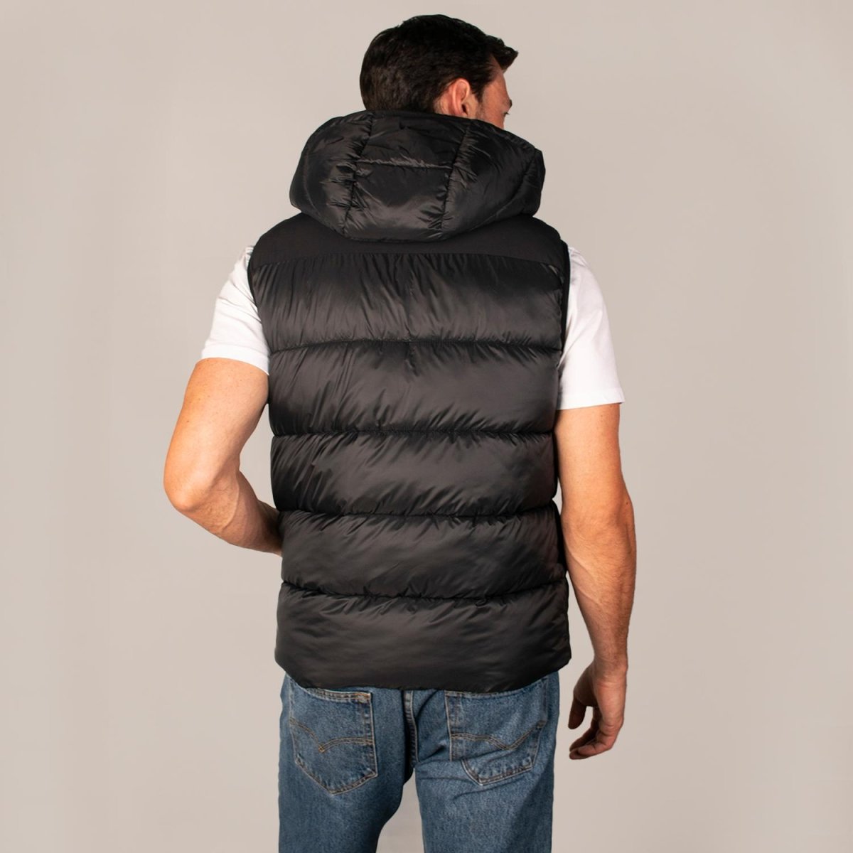 Chaleco capitonado para hombre con gorro desmontable Greenlander - Greenlander