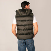 Chaleco capitonado para hombre con gorro desmontable Greenlander - Greenlander