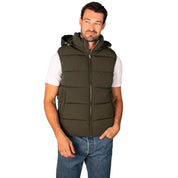 Chaleco capitonado para hombre con gorro desmontable Greenlander - Greenlander