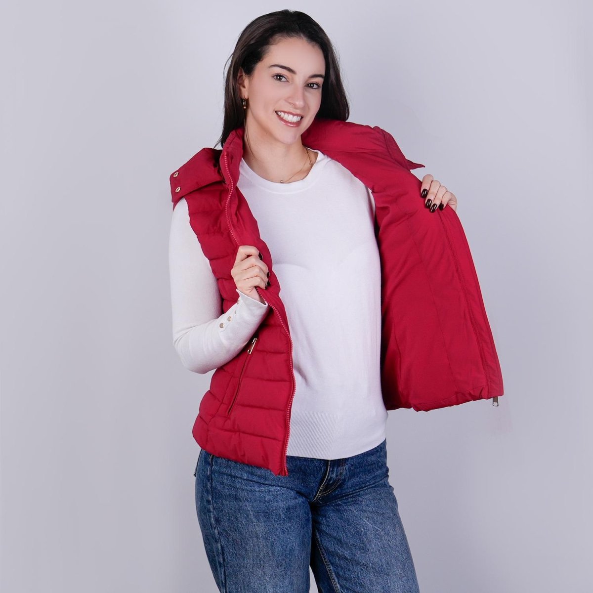 Chaleco capitonado para mujer con capucha desmontable Greenlander - Greenlander