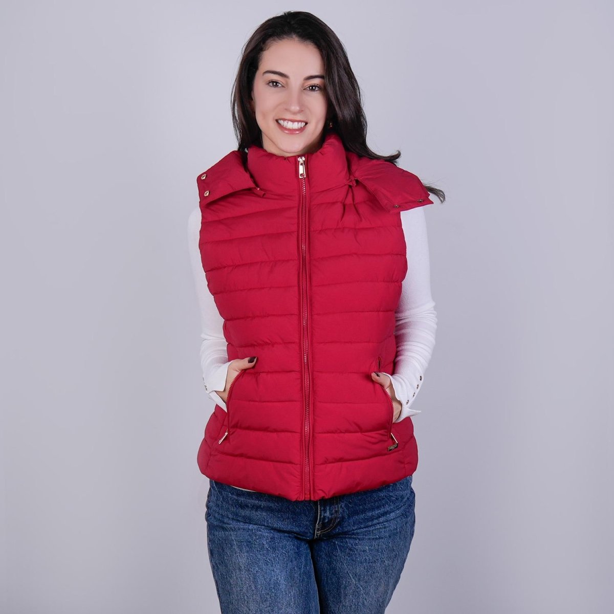 Chaleco capitonado para mujer con capucha desmontable Greenlander - Greenlander