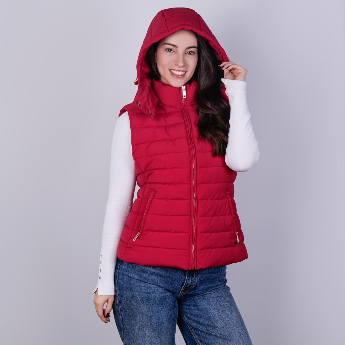 Chaleco capitonado para mujer con capucha desmontable Greenlander - Greenlander