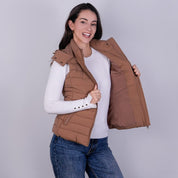 Chaleco capitonado para mujer con capucha desmontable Greenlander - Greenlander