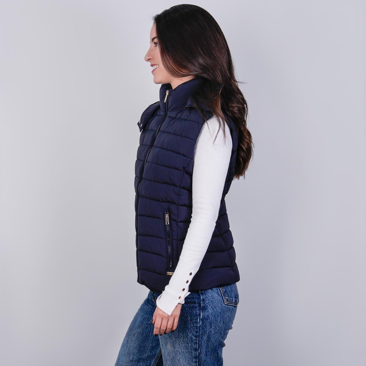 Chaleco capitonado para mujer con capucha desmontable Greenlander - Greenlander