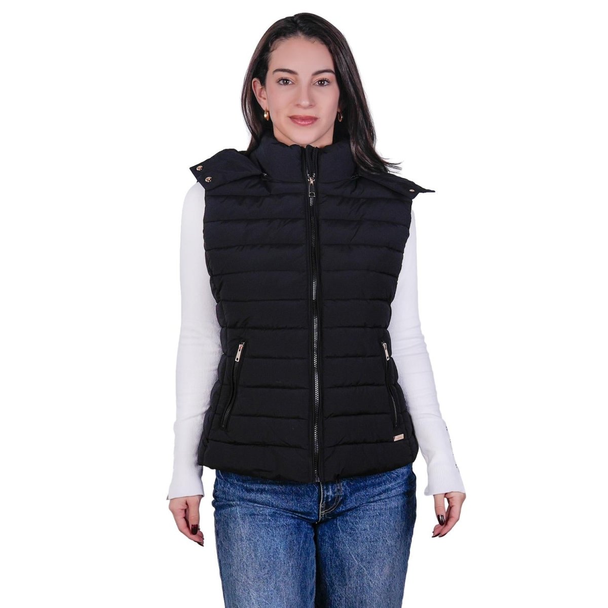 Chaleco capitonado para mujer con capucha desmontable Greenlander - Greenlander