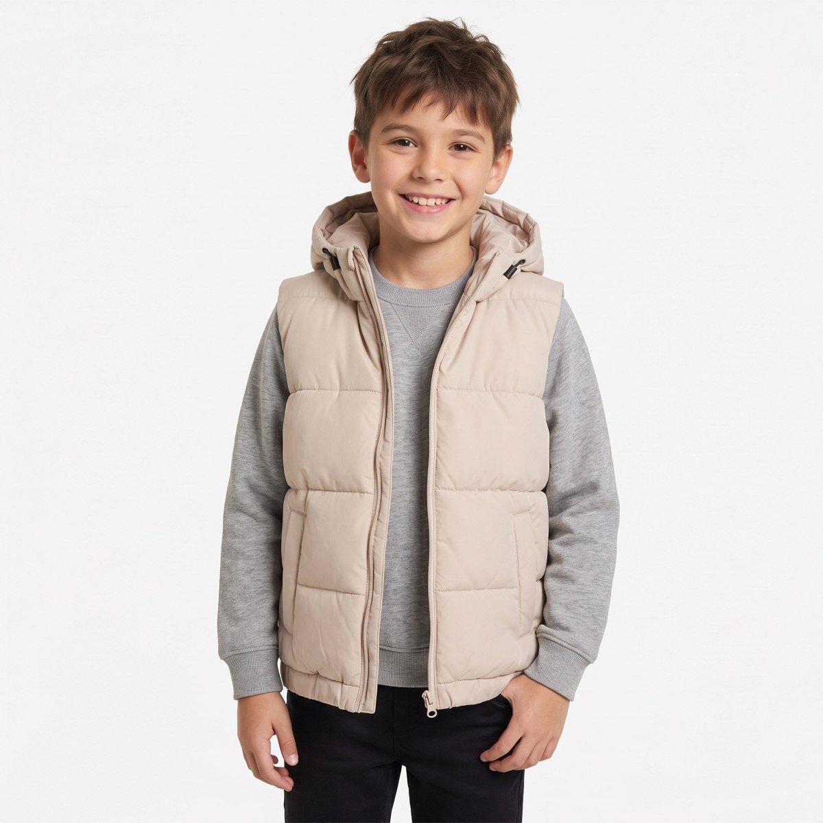 Chaleco capitonado para niño con capucha Greenlander - Greenlander