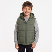 Chaleco capitonado para niño con capucha Greenlander - Greenlander