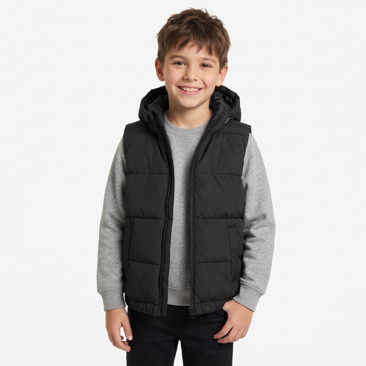 Chaleco capitonado para niño con capucha Greenlander - Greenlander