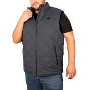 Chaleco Capitonado plus size para hombre con bolsas a los costados Greenlander - Greenlander