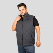 Chaleco Capitonado plus size para hombre con bolsas a los costados Greenlander - Greenlander