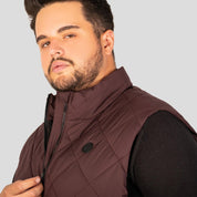 Chaleco Capitonado plus size para hombre con bolsas a los costados Greenlander - Greenlander