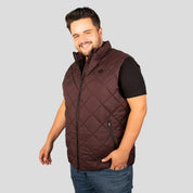 Chaleco Capitonado plus size para hombre con bolsas a los costados Greenlander - Greenlander