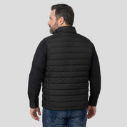Chaleco capitonado plus size para hombre con bolsas ocultas a los costados Greenlander - Greenlander