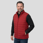Chaleco capitonado plus size para hombre con bolsas ocultas a los costados Greenlander - Greenlander