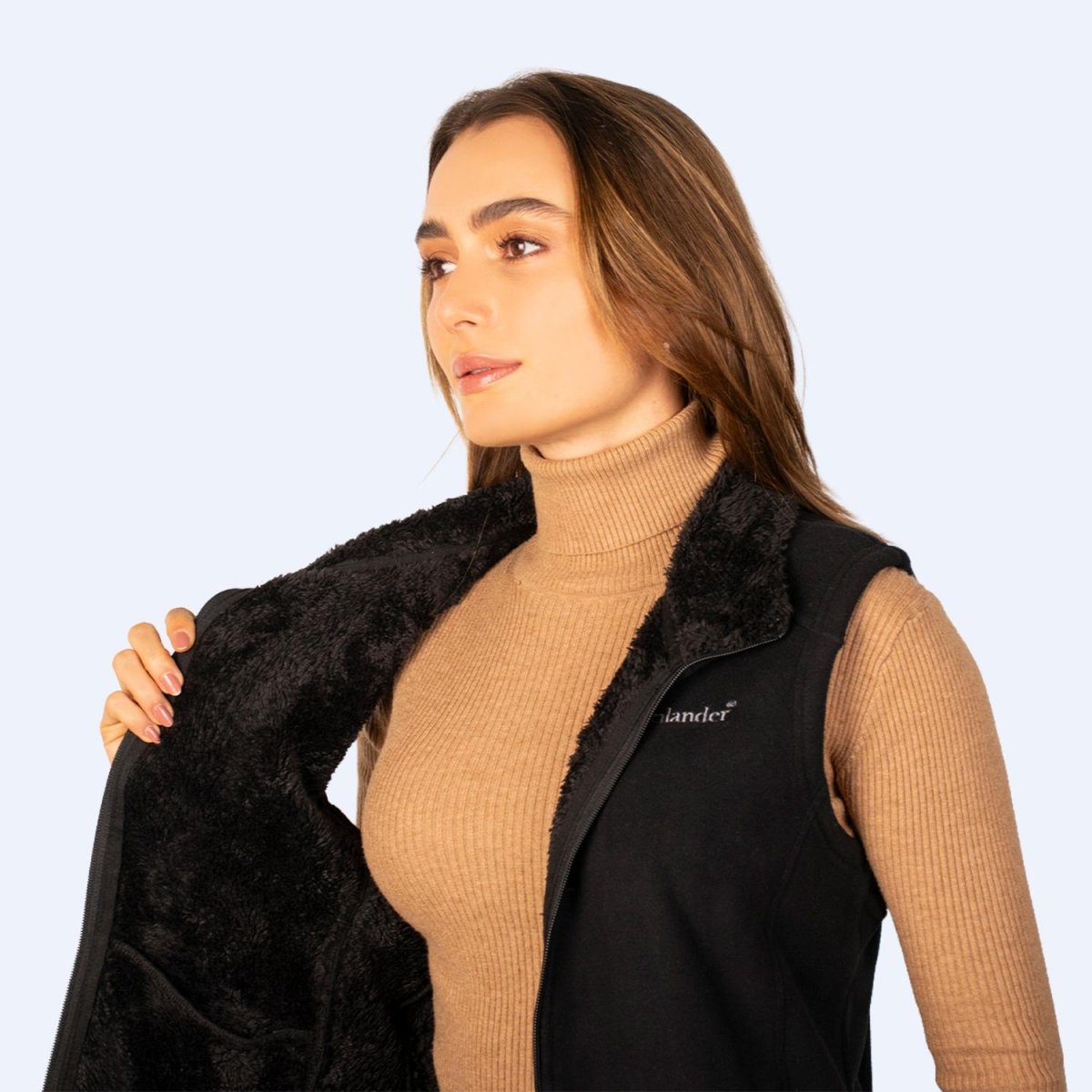 Chaleco de fleece para mujer con forro de fur Greenlander - Greenlander