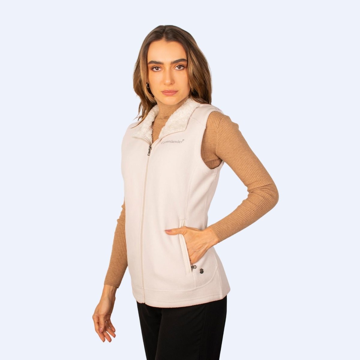 Chaleco de fleece para mujer con forro de fur Greenlander - Greenlander