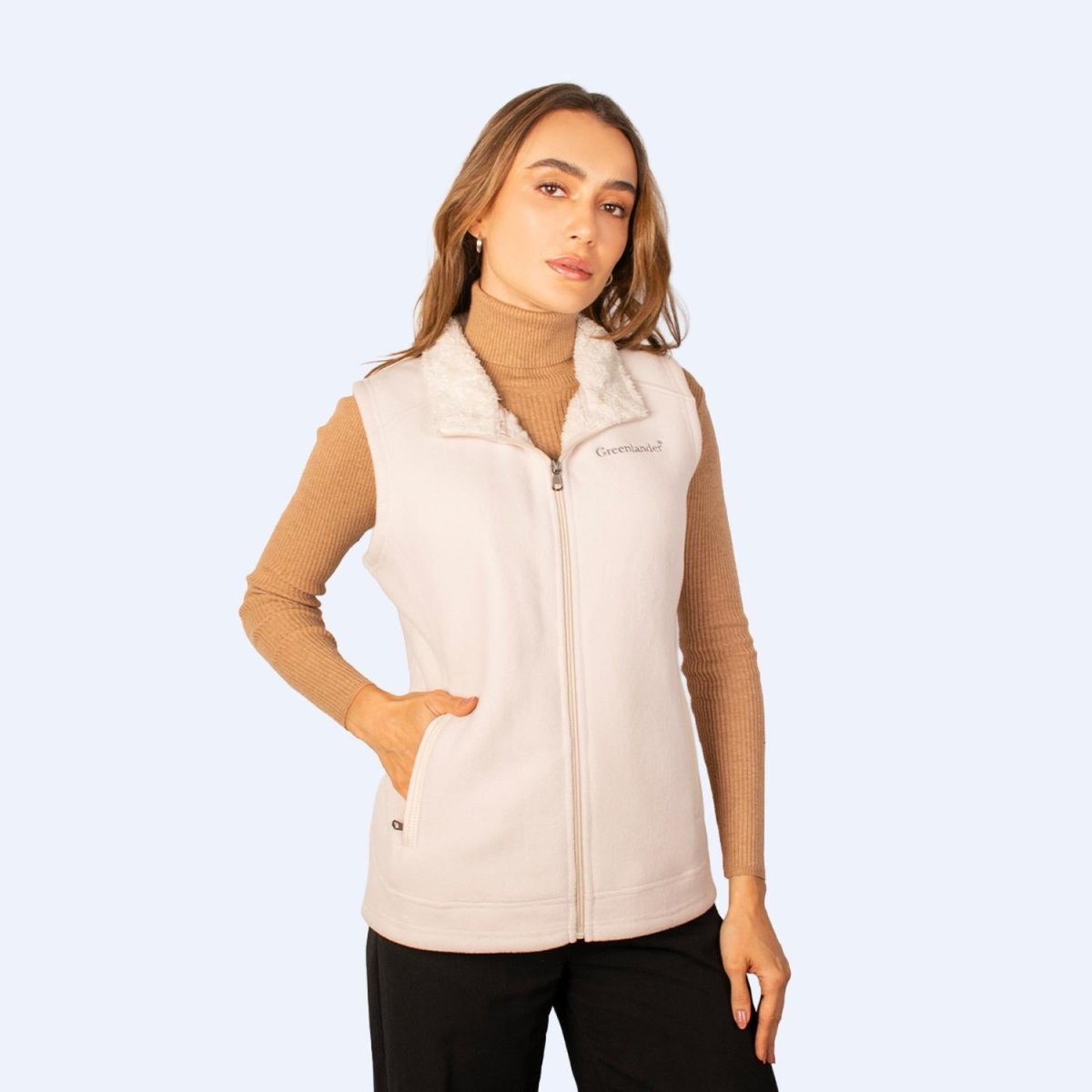 Chaleco de fleece para mujer con forro de fur Greenlander - Greenlander