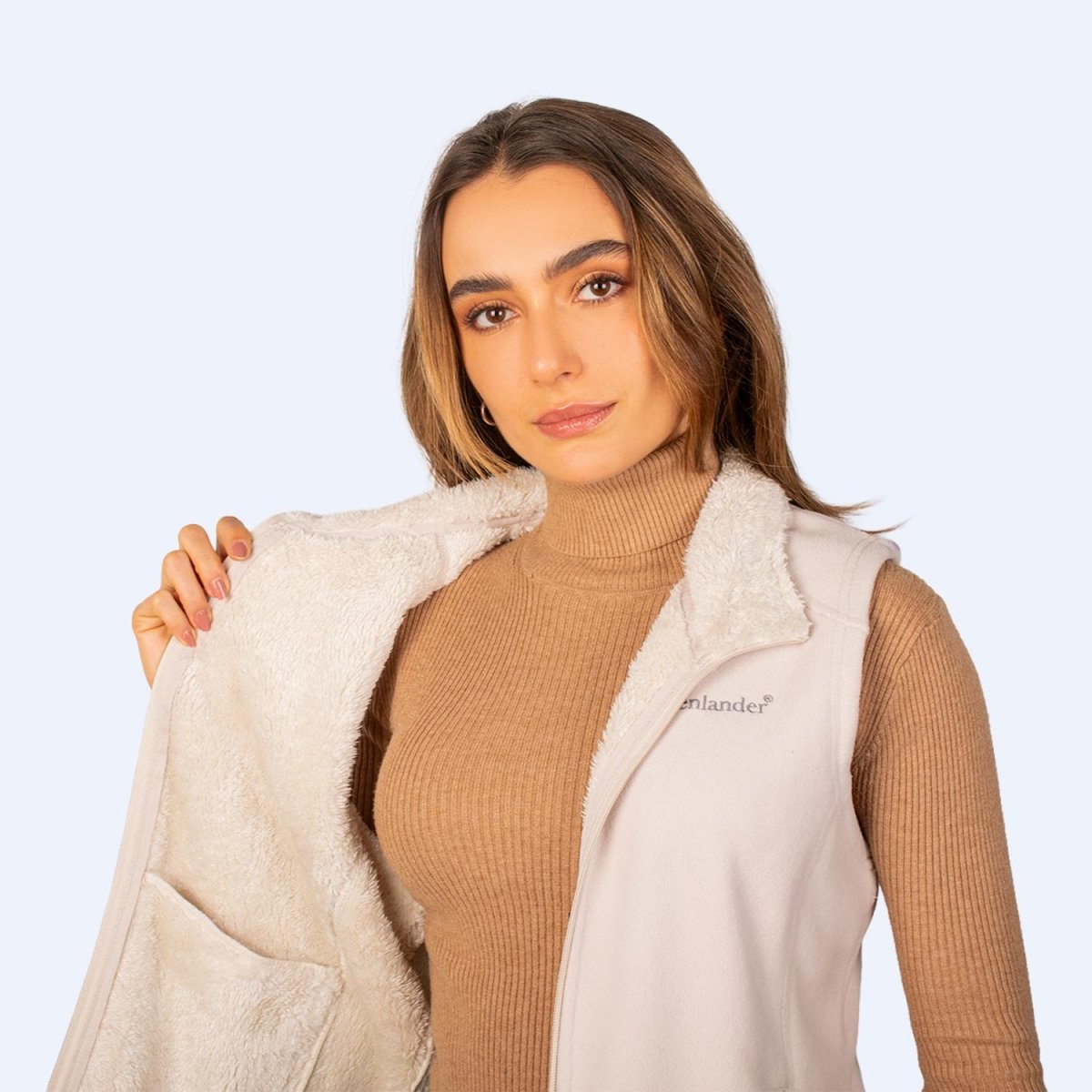 Chaleco de fleece para mujer con forro de fur Greenlander - Greenlander