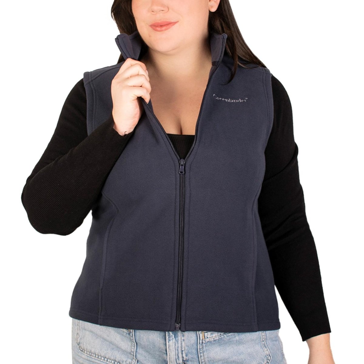 Chaleco de Fleece plus size para mujer con bolsillos Greenlander - Greenlander