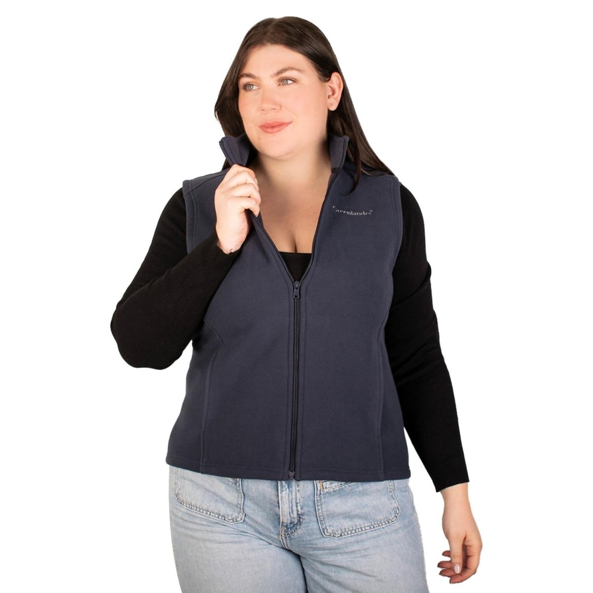 Chaleco de Fleece plus size para mujer con bolsillos Greenlander - Greenlander