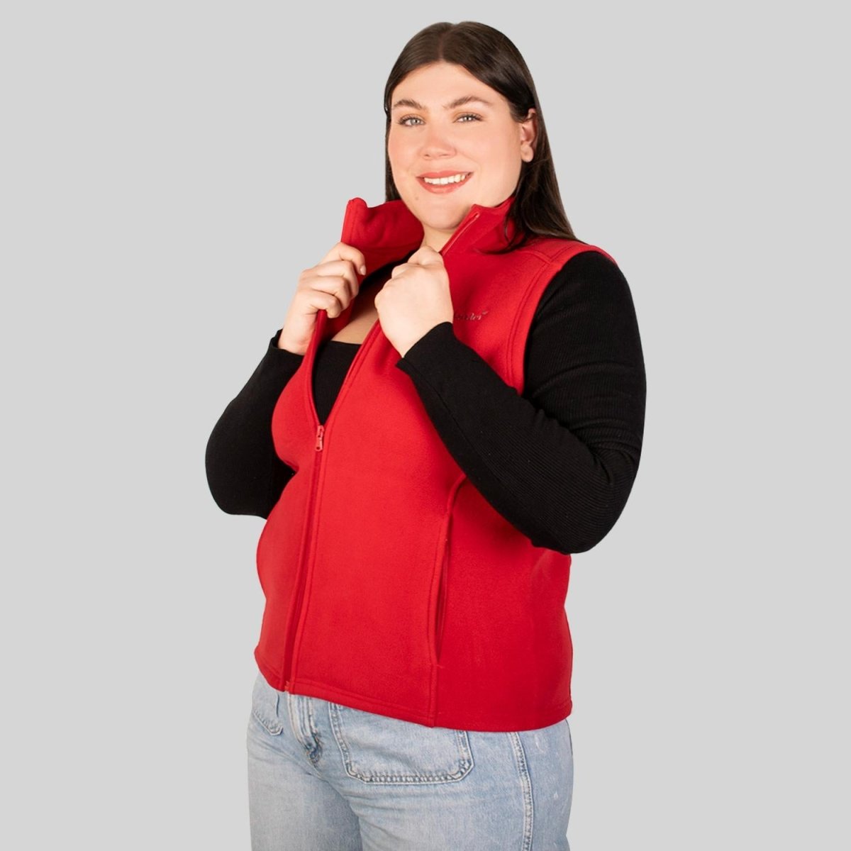 Chaleco de Fleece plus size para mujer con bolsillos Greenlander - Greenlander