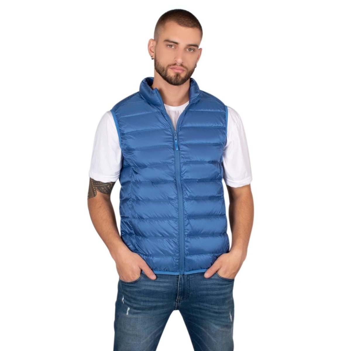 Chaleco De Pluma Ligera Con Bolsa Transportable Hombre - Greenlander
