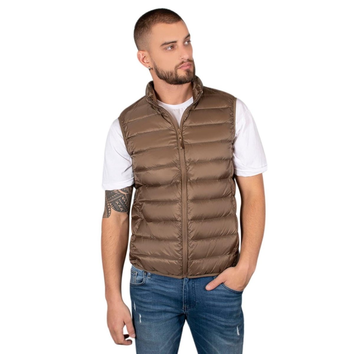 Chaleco De Pluma Ligera Con Bolsa Transportable Hombre - Greenlander