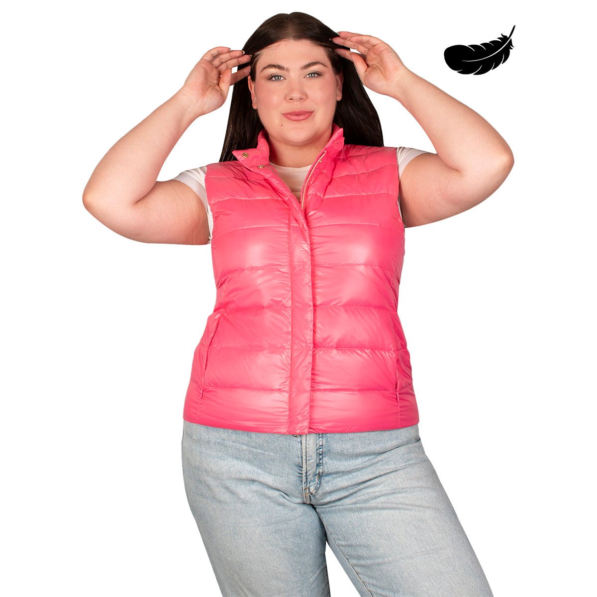 Chaleco De Pluma Ligera Mujer Plus Size - The Original Greenlander