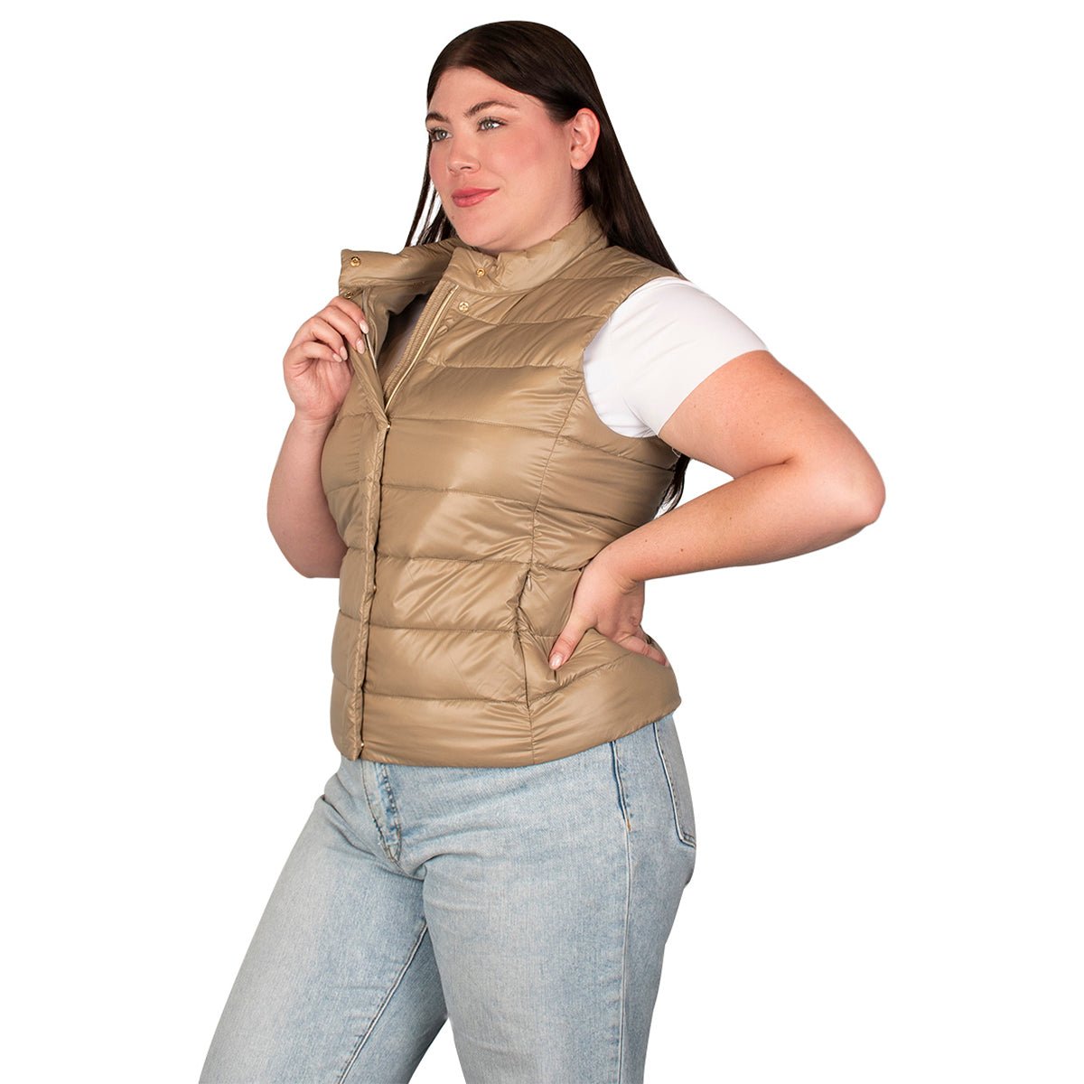 Chaleco De Pluma Ligera Mujer Plus Size - The Original Greenlander